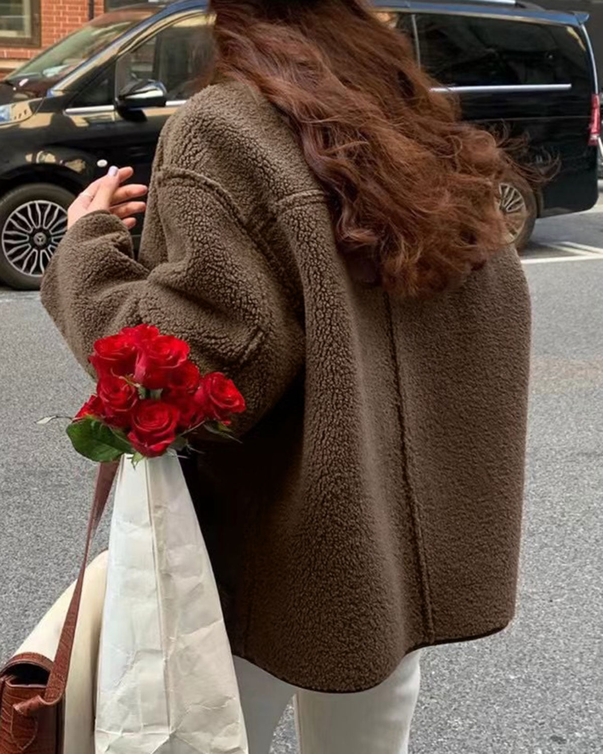 Coffee Single Breasted Jacket