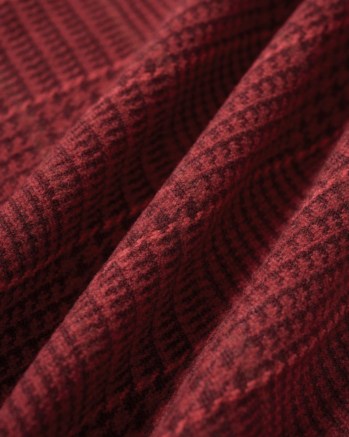 Red Plaid Double Breasted Jacket