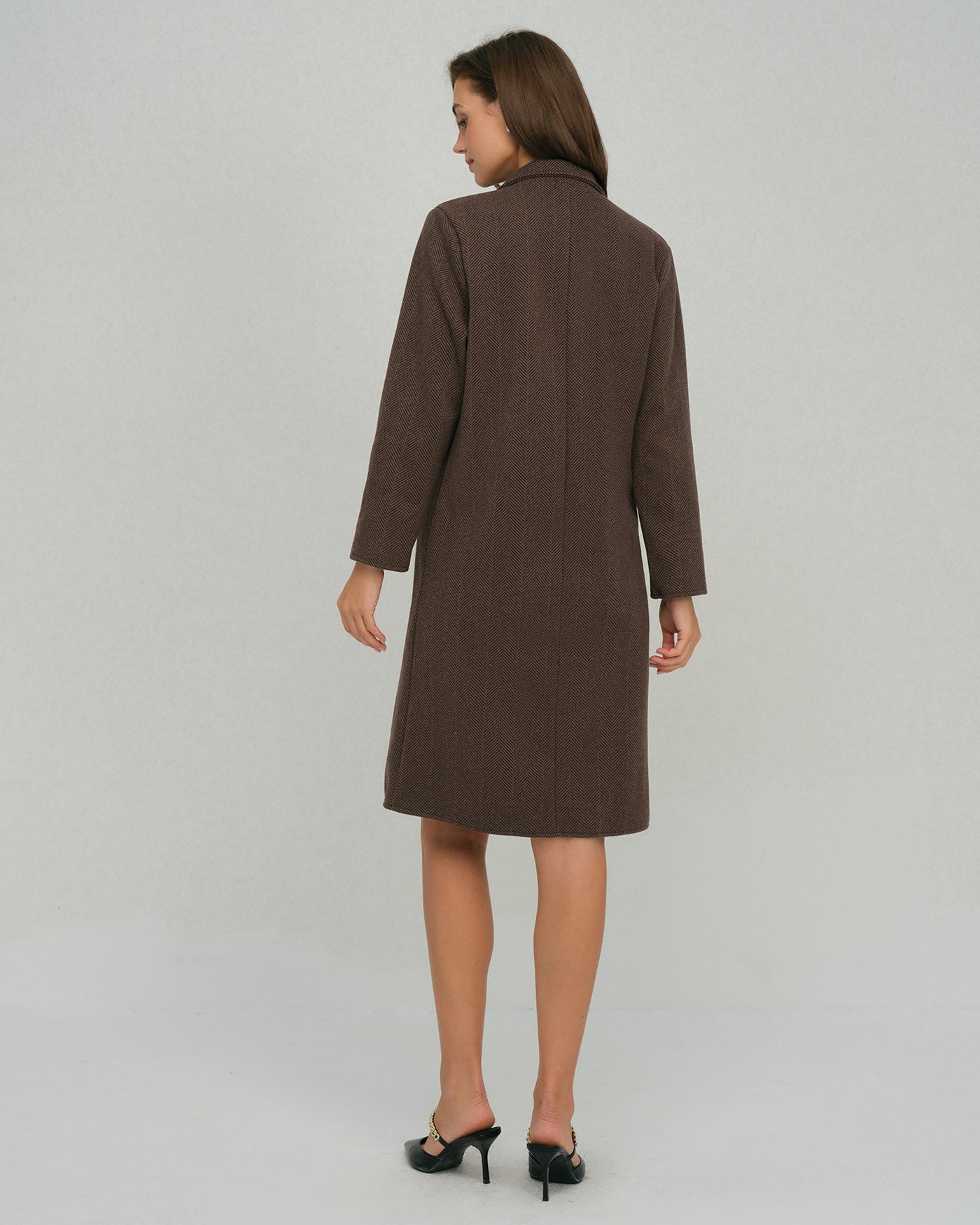 Coffee Pocket Trench Coat