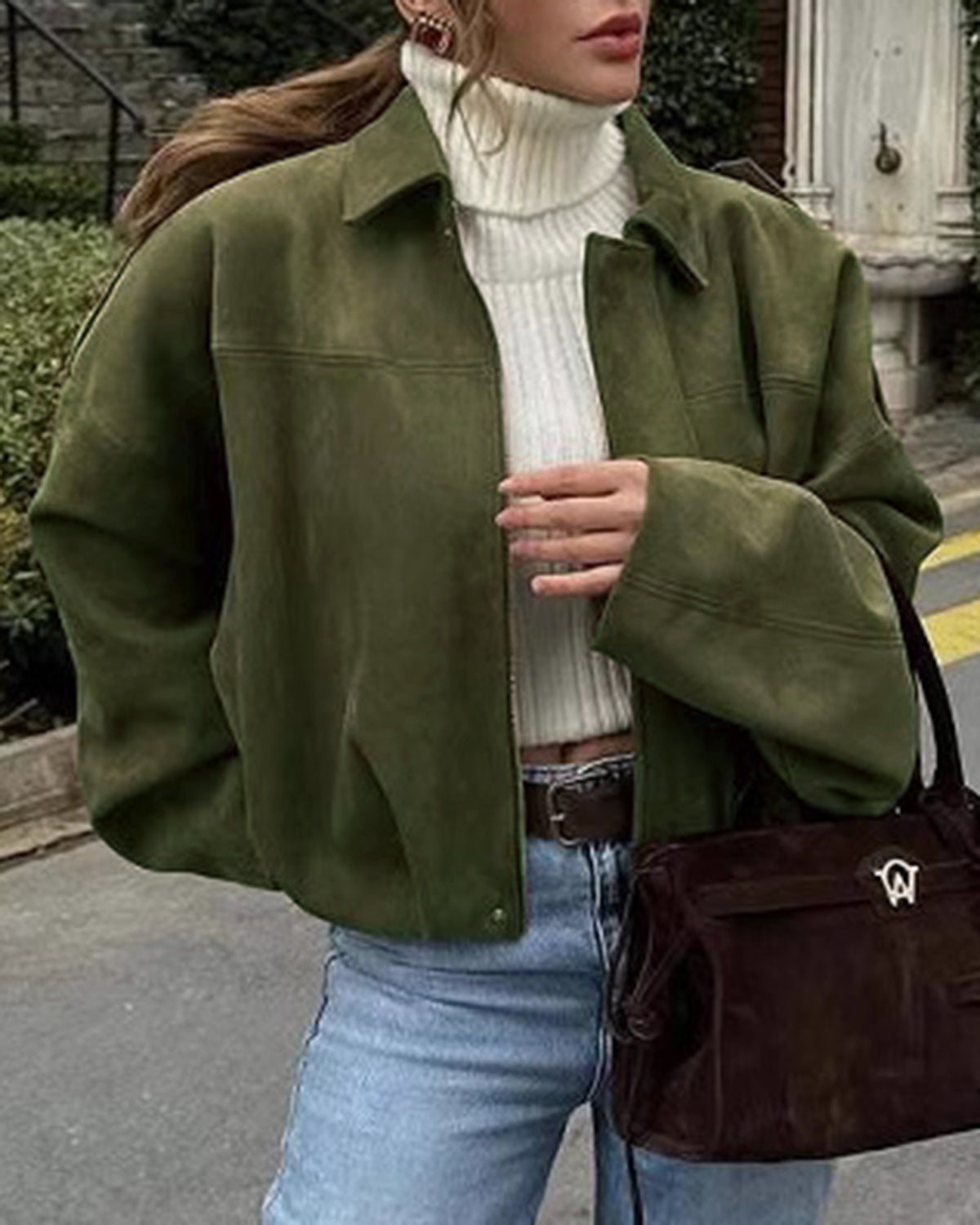 Green Button Jacket
