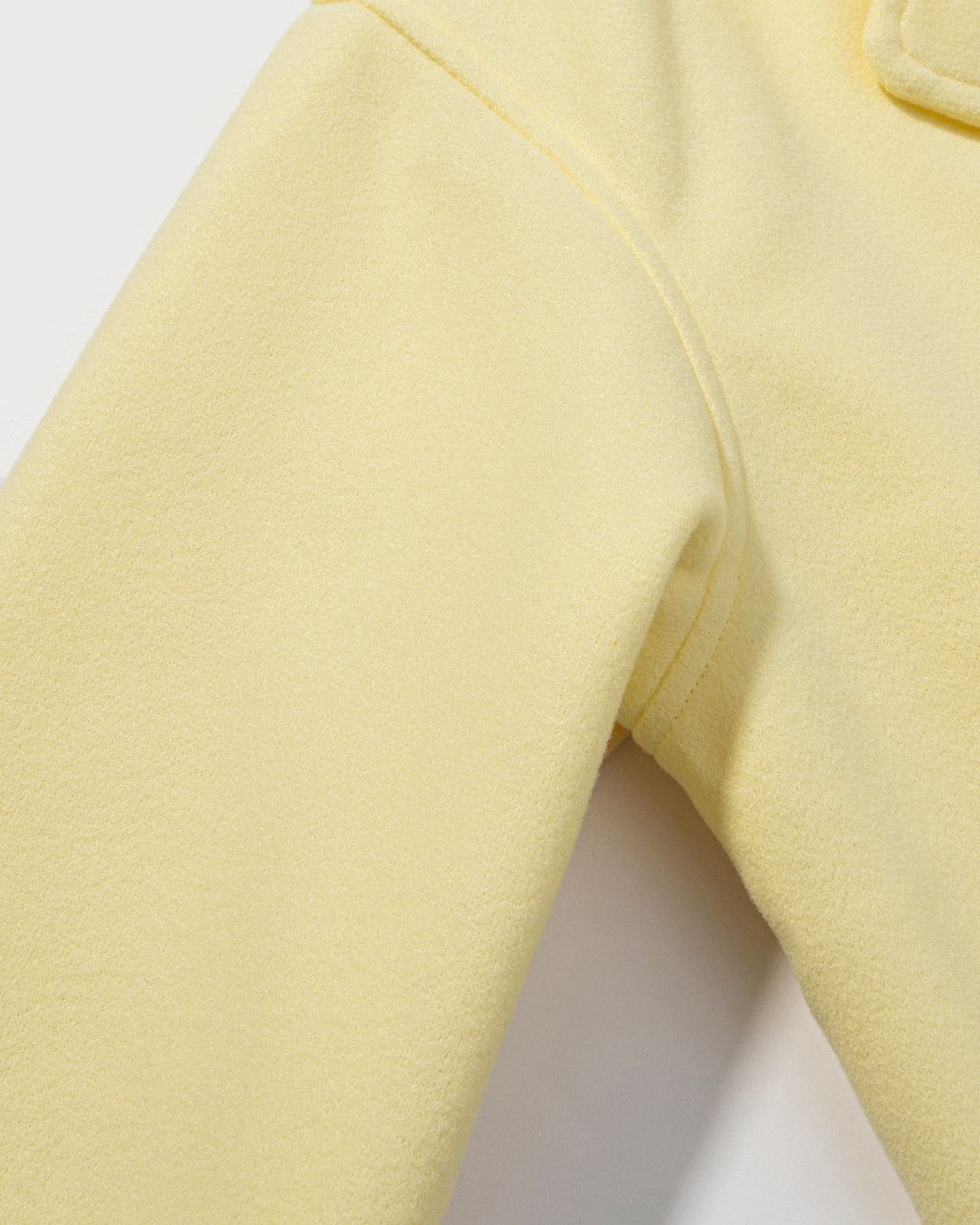 Yellow Double Breasted Pockets Jacket