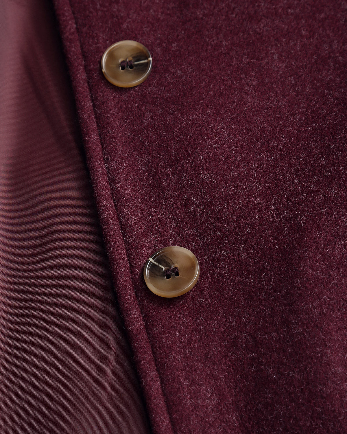 Wine Red Single Breasted Jacket