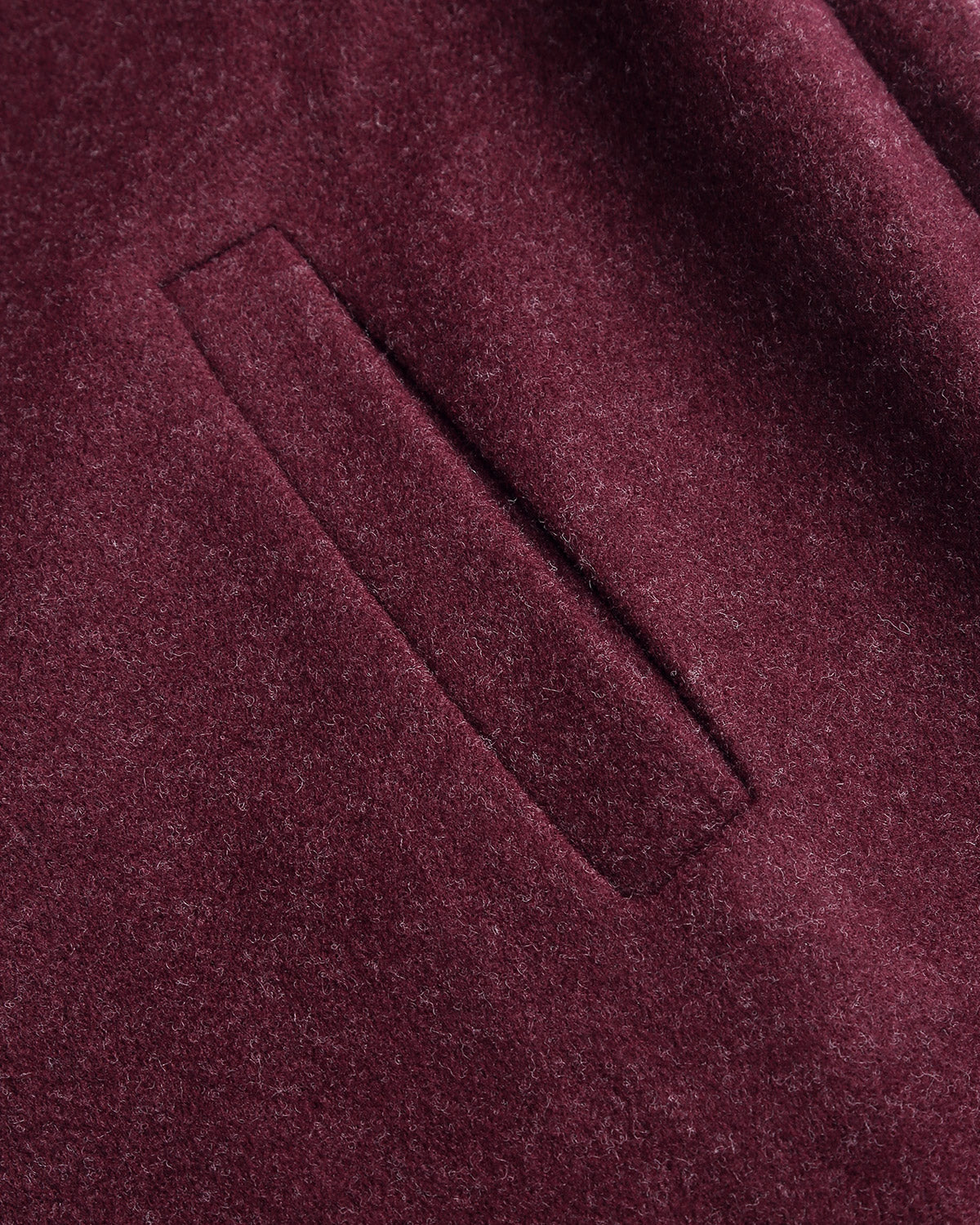 Wine Red Single Breasted Jacket